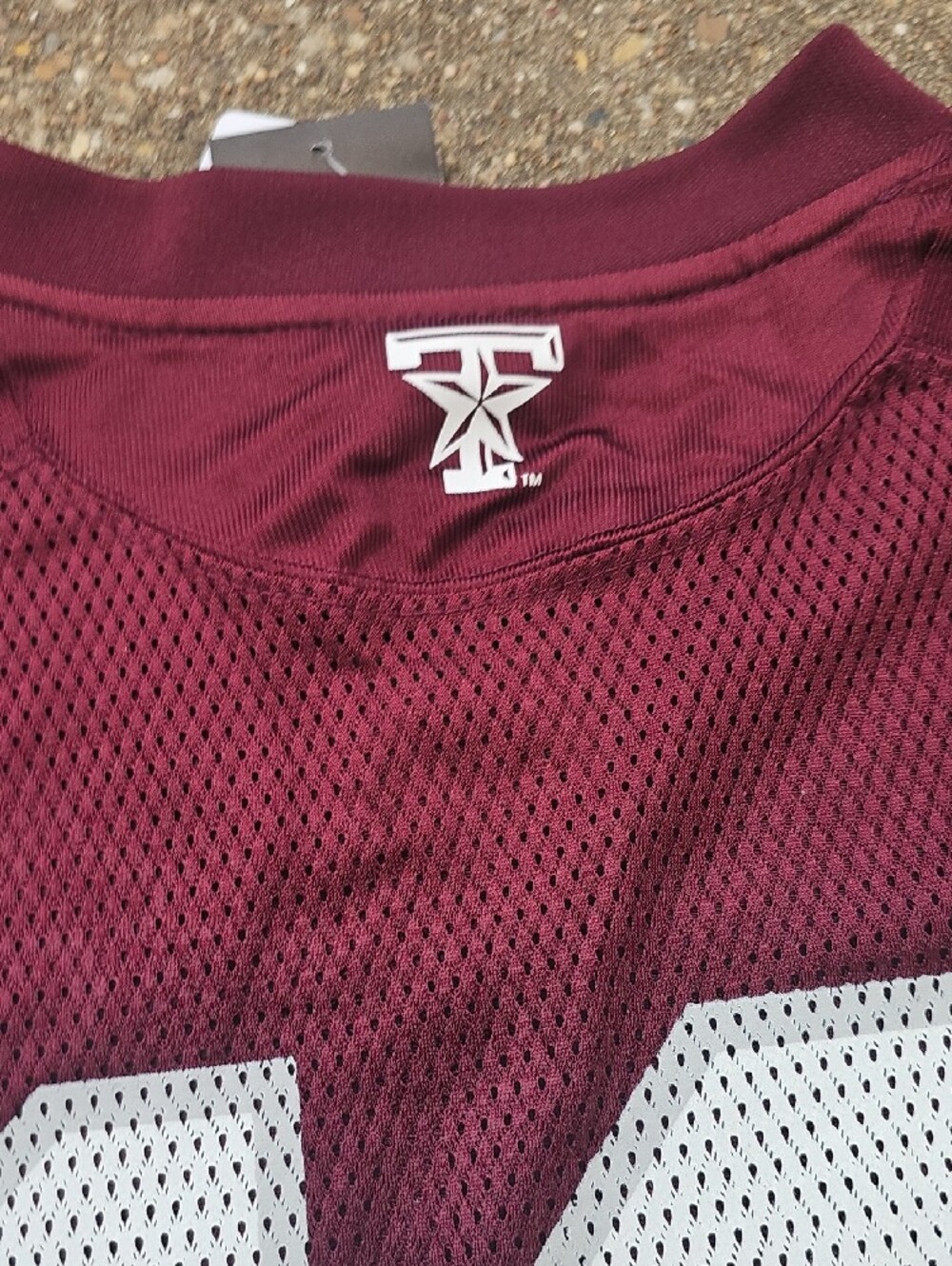 adidas Texas A&M Maroon Football Jersey Number 12 12th Man Aggies Adult M NWT - Picture 7 of 7